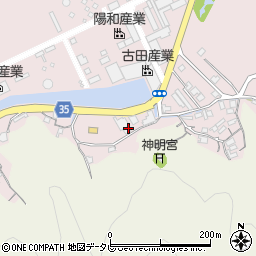 高知県高知市五台山6-4周辺の地図