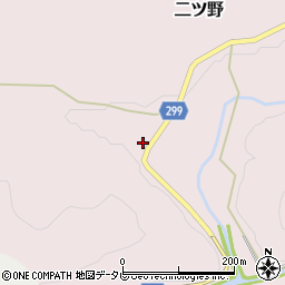 高知県高岡郡佐川町二ツ野295周辺の地図