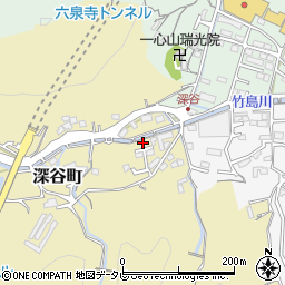 高知県高知市深谷町24周辺の地図