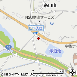 大分県宇佐市山下1494周辺の地図