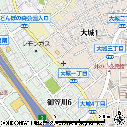 株式会社アマノ　福岡営業所周辺の地図