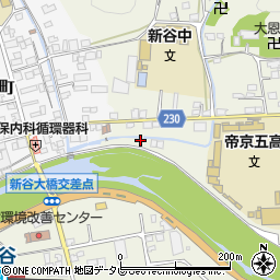 愛媛県大洲市新谷乙周辺の地図