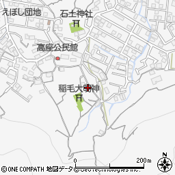 高知県高知市神田1707-2周辺の地図