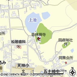 香林禅寺周辺の地図