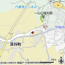 高知県高知市深谷町10周辺の地図