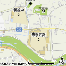 愛媛県大洲市新谷甲周辺の地図