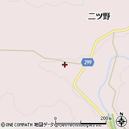 高知県高岡郡佐川町二ツ野281周辺の地図