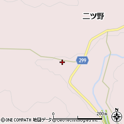 高知県高岡郡佐川町二ツ野282周辺の地図