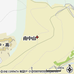 高知県高知市南中山周辺の地図
