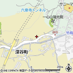 高知県高知市深谷町2周辺の地図