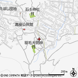 高知県高知市神田1711-4周辺の地図