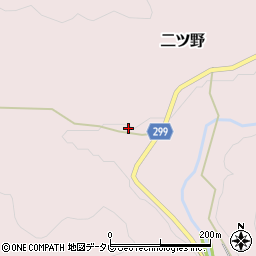 高知県高岡郡佐川町二ツ野289周辺の地図