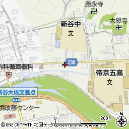 愛媛県大洲市新谷甲251周辺の地図