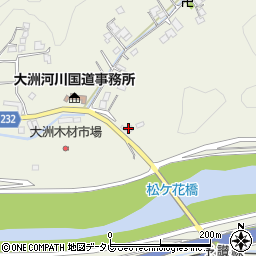愛媛県大洲市新谷甲877周辺の地図