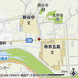 愛媛県大洲市新谷244周辺の地図