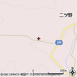 高知県高岡郡佐川町二ツ野264周辺の地図