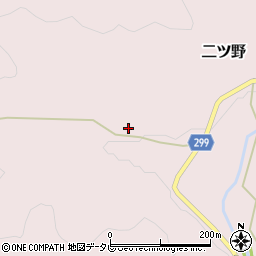 高知県高岡郡佐川町二ツ野268周辺の地図