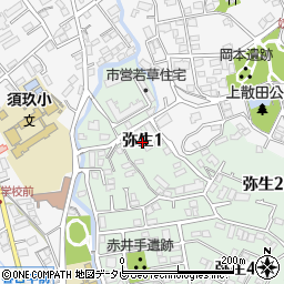 〒816-0862 福岡県春日市弥生の地図