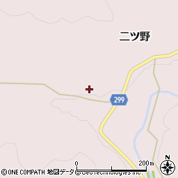 高知県高岡郡佐川町二ツ野286周辺の地図