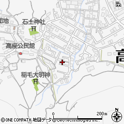 高知県高知市神田1746-15周辺の地図