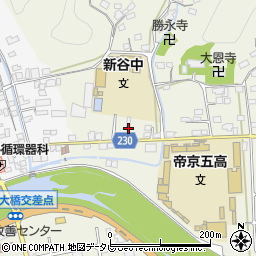 愛媛県大洲市新谷甲250周辺の地図