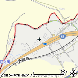 愛媛県喜多郡内子町五十崎甲2157周辺の地図