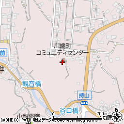 川端町コミュニティセンター周辺の地図