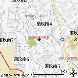 福岡県春日市須玖周辺の地図