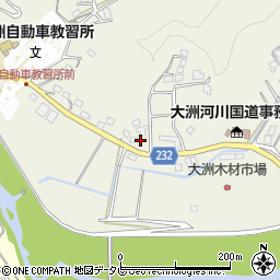 愛媛県大洲市新谷甲1038周辺の地図