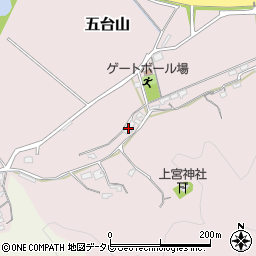 高知県高知市五台山361周辺の地図