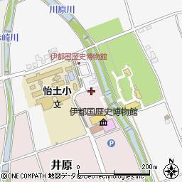 伊都民俗資料館周辺の地図