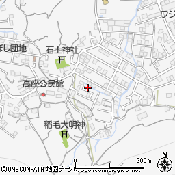 高知県高知市神田1741-9周辺の地図