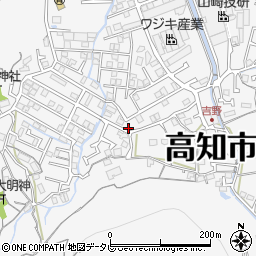高知県高知市神田1789-12周辺の地図