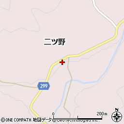 高知県高岡郡佐川町二ツ野380周辺の地図