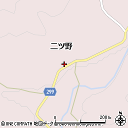 高知県高岡郡佐川町二ツ野376周辺の地図