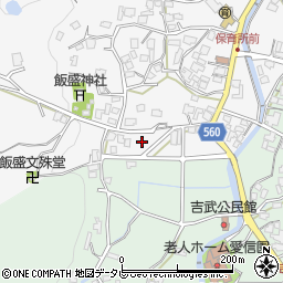 福岡県福岡市西区飯盛598-1周辺の地図