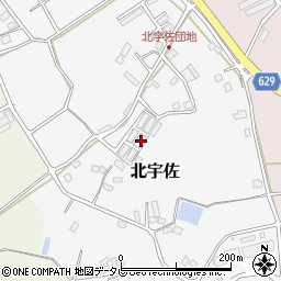 大分県宇佐市北宇佐172周辺の地図