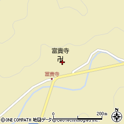 富貴寺周辺の地図