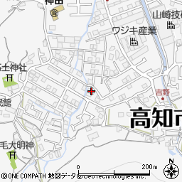 高知県高知市神田1789-5周辺の地図