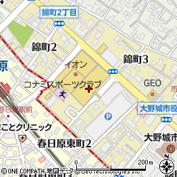 株式会社湖月堂イオン大野城店周辺の地図