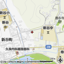 愛媛県大洲市新谷257周辺の地図