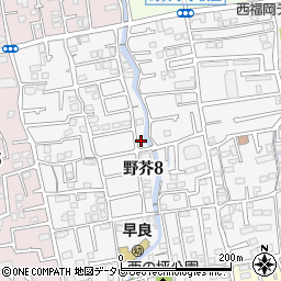 餅田3号公園周辺の地図