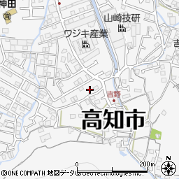 高知県高知市神田1813-5周辺の地図