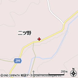 高知県高岡郡佐川町二ツ野483周辺の地図