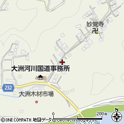 愛媛県大洲市新谷825周辺の地図