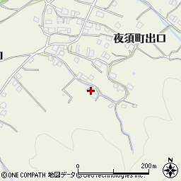 高知県香南市夜須町出口347-2周辺の地図