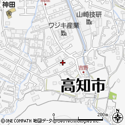 高知県高知市神田1813-13周辺の地図