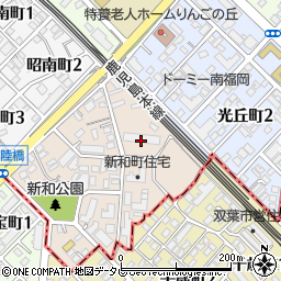 市営住宅新和町１丁目住宅周辺の地図
