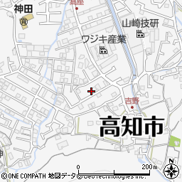 高知県高知市神田1785-22周辺の地図