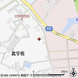 大分県宇佐市北宇佐78周辺の地図